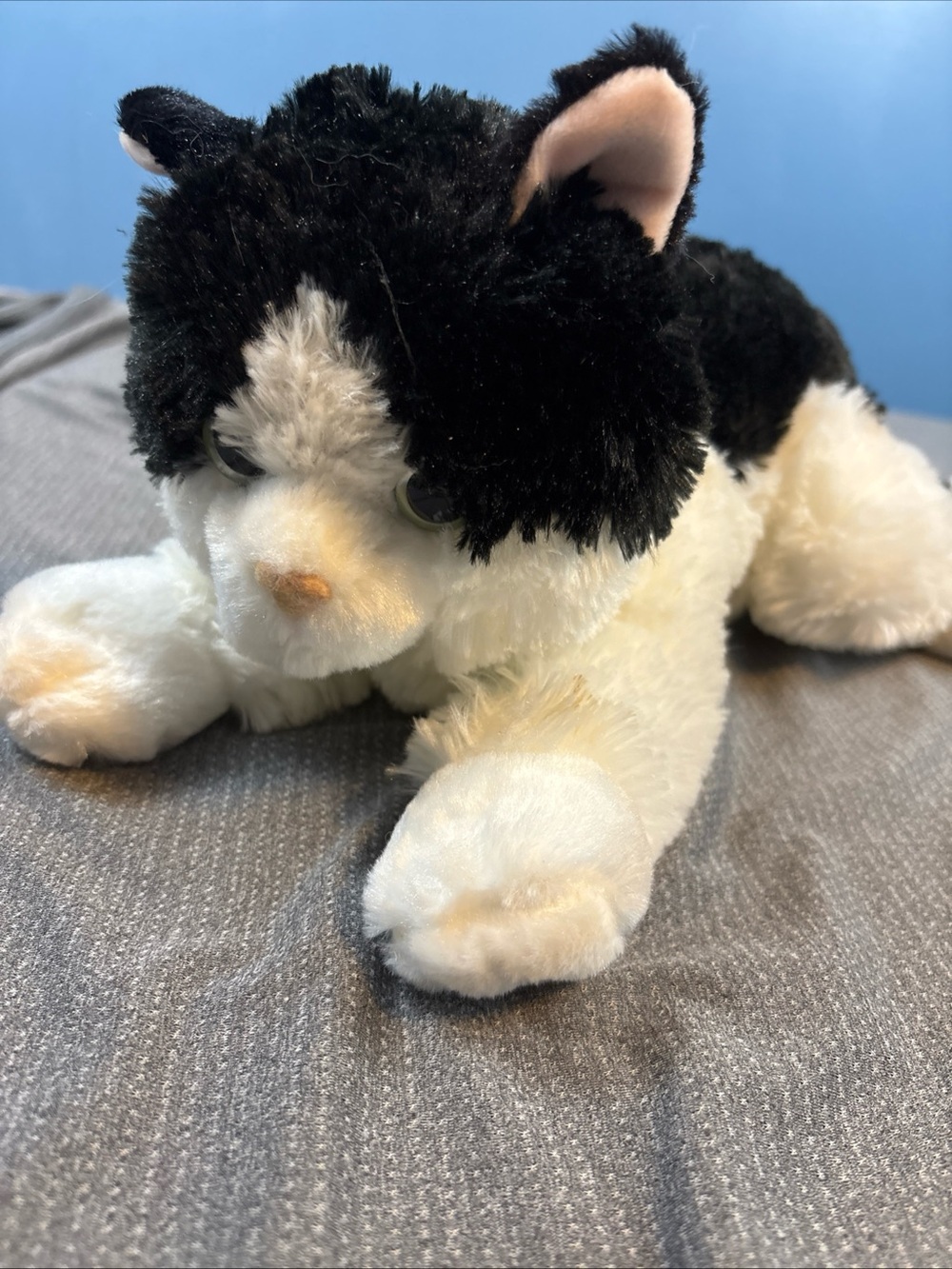 Aurora Oreo Plush Black and White Cat Stuffed Animal